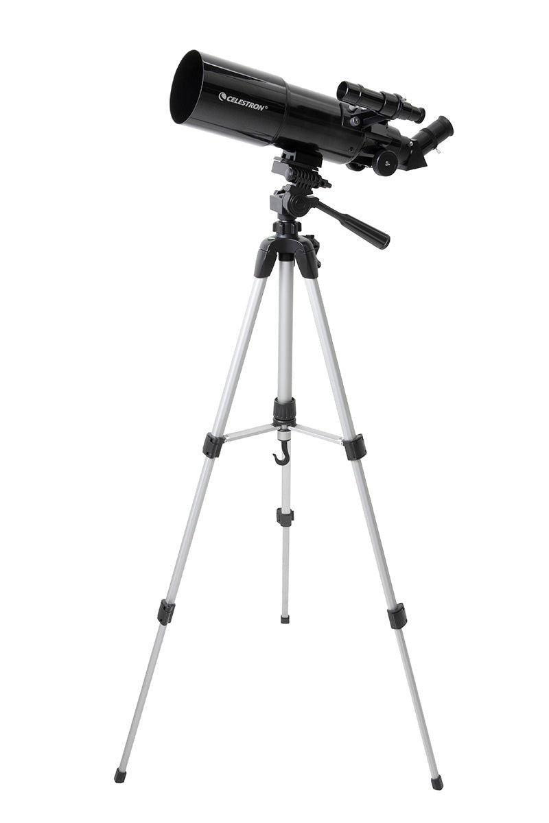 Celestron Travel Scope 80 – Refraktor, 300 mm, 15×, 7,6 cm Rohrdurchmesser, schwarz