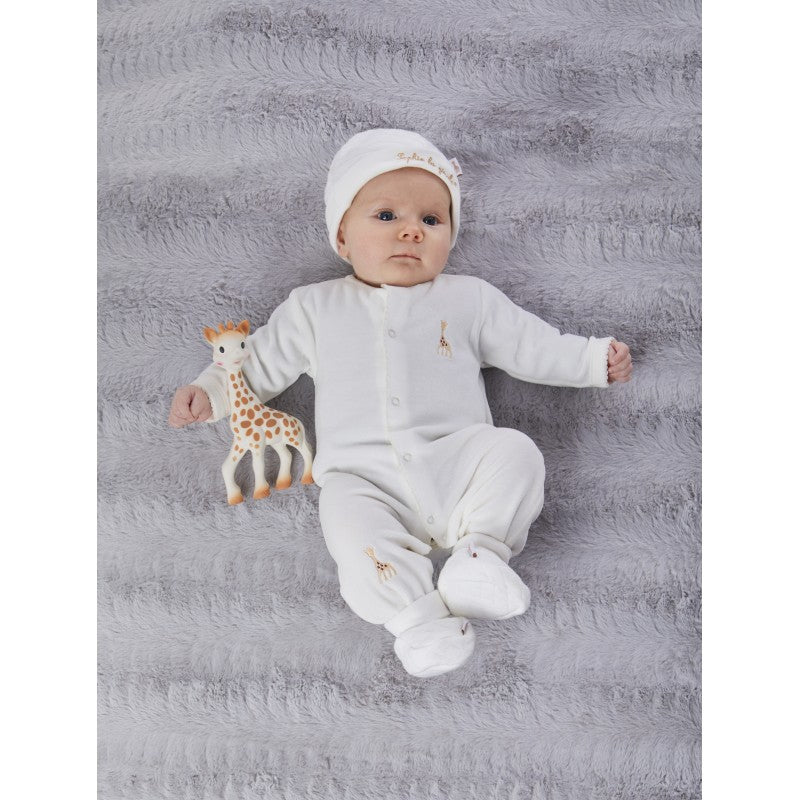 Sophie la girafe Geburtsset – Weiss, Bio Baumwolle