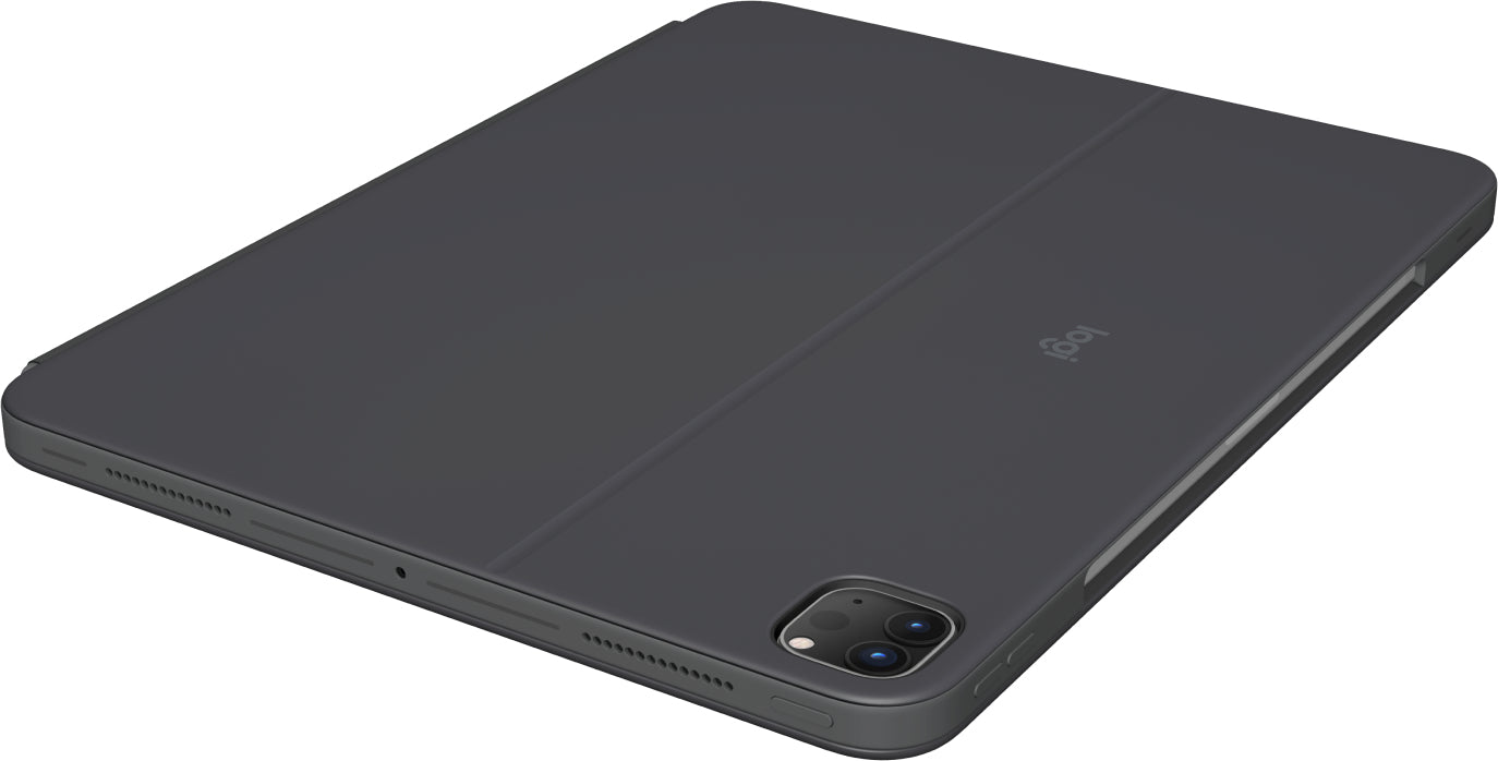 Logitech COMBO TOUCH – Tastatur, CH-Layout (DE-CH), mit Touchpad, Grau – für iPad Pro 13" (M4)
