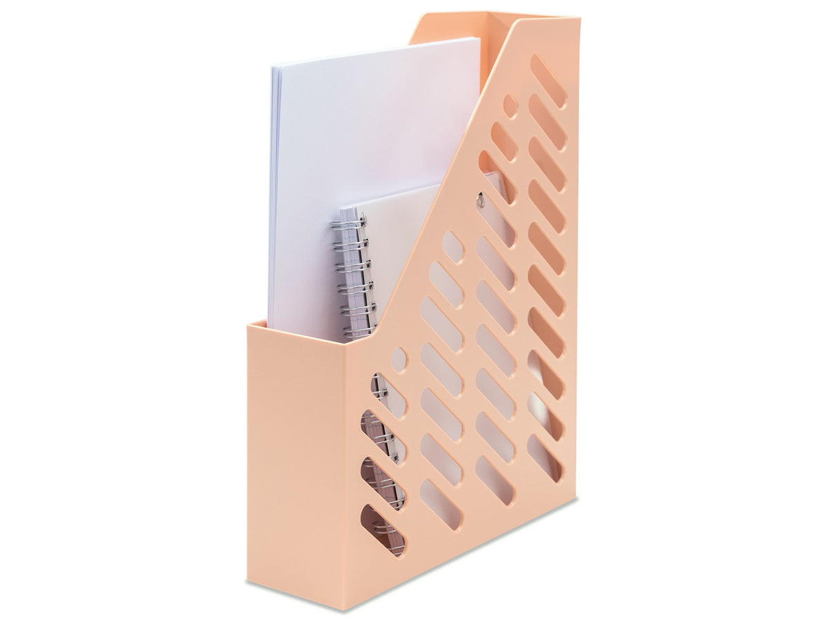 HAN KLASSIK Stehsammler – 70 mm Rückenbreite, für A4/C4, mit Daumenbohrung, Orange, Polystyrol (PS)