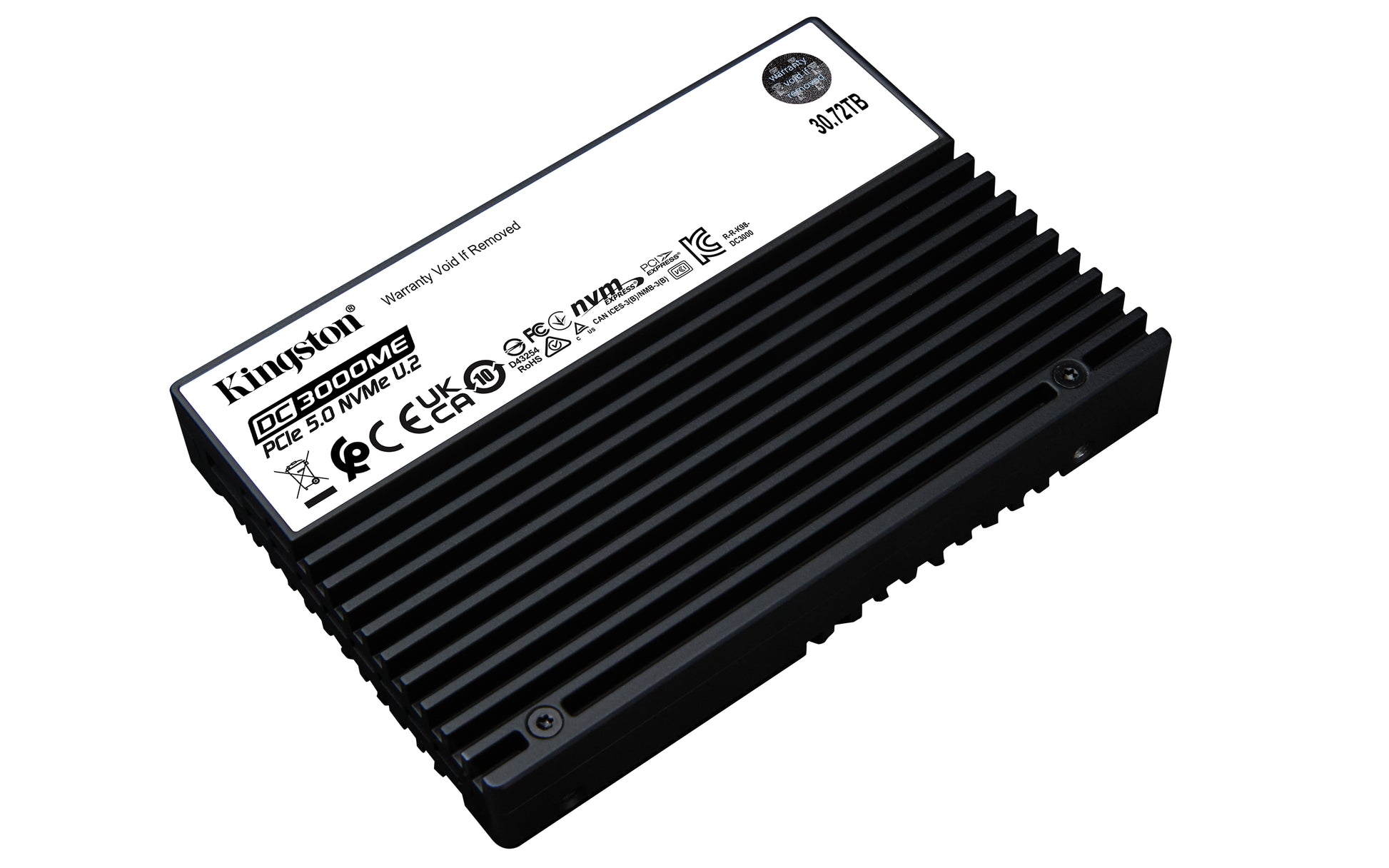 Kingston Technology Kingston DC3000ME – 30 TB Enterprise SSD, 14000/9700 MB/s, 3D eTLC – für U.2 NVMe, PCIe 5.0