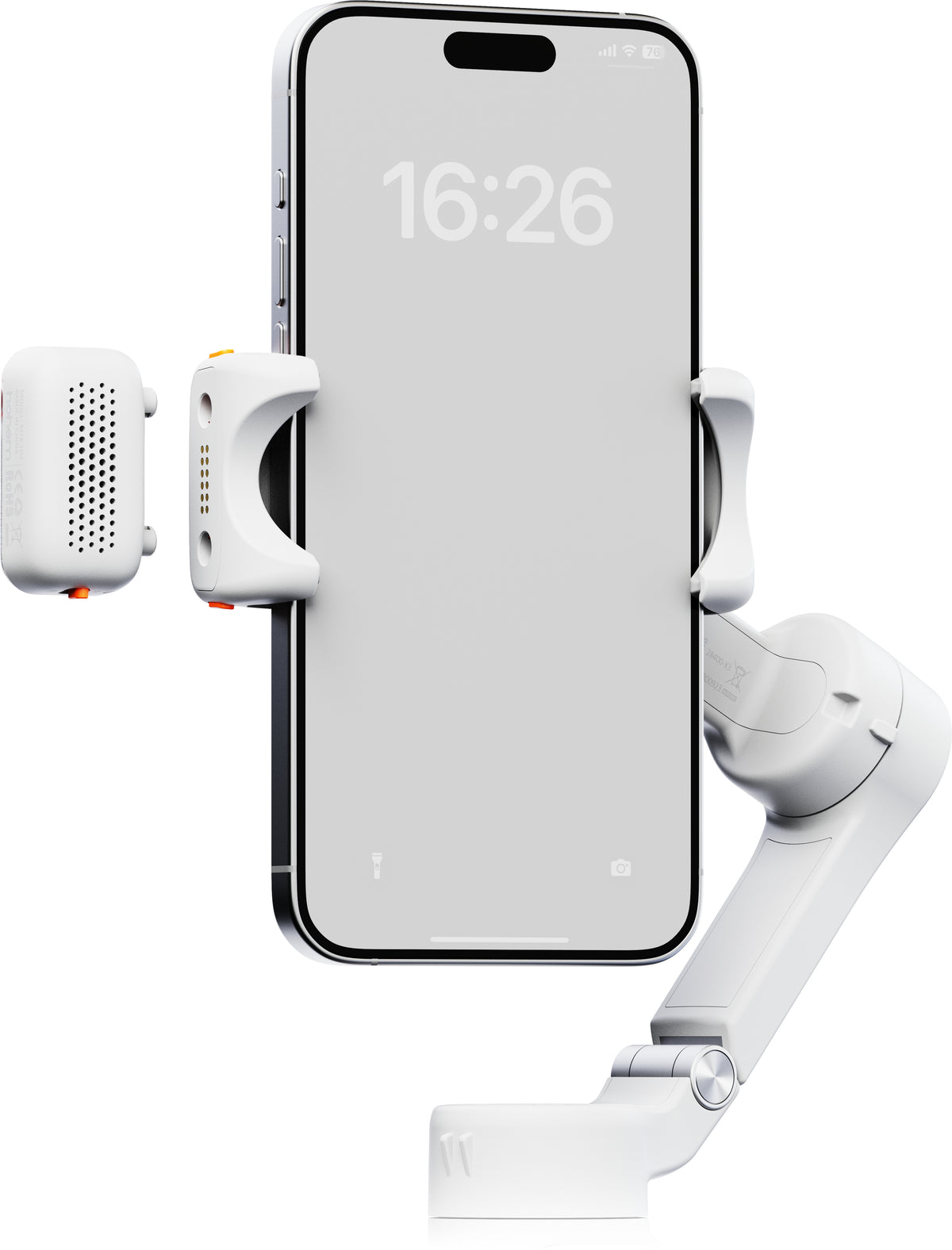 Hohem iSteady V3 UltraGray Smartphone-Gimbal – motorisiert, 0,4 kg Traglast, 1600 mAh – für Smartphones