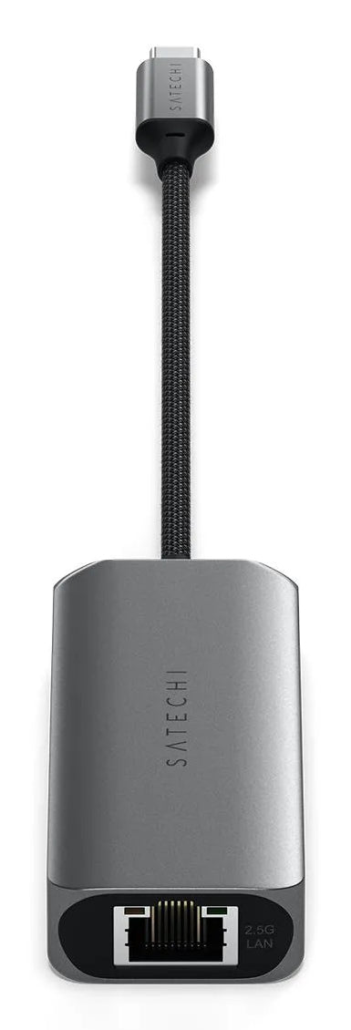 Satechi ST-H3C25EM Multiport-Adapter – USB-C, 3× USB-C, 2,5GbE, für Mac/iPadOS/Windows