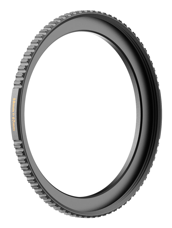 PolarPro QuartzLine Verstärkerfilterring – 58–67 mm – für Objektive mit 58 mm Gewinde