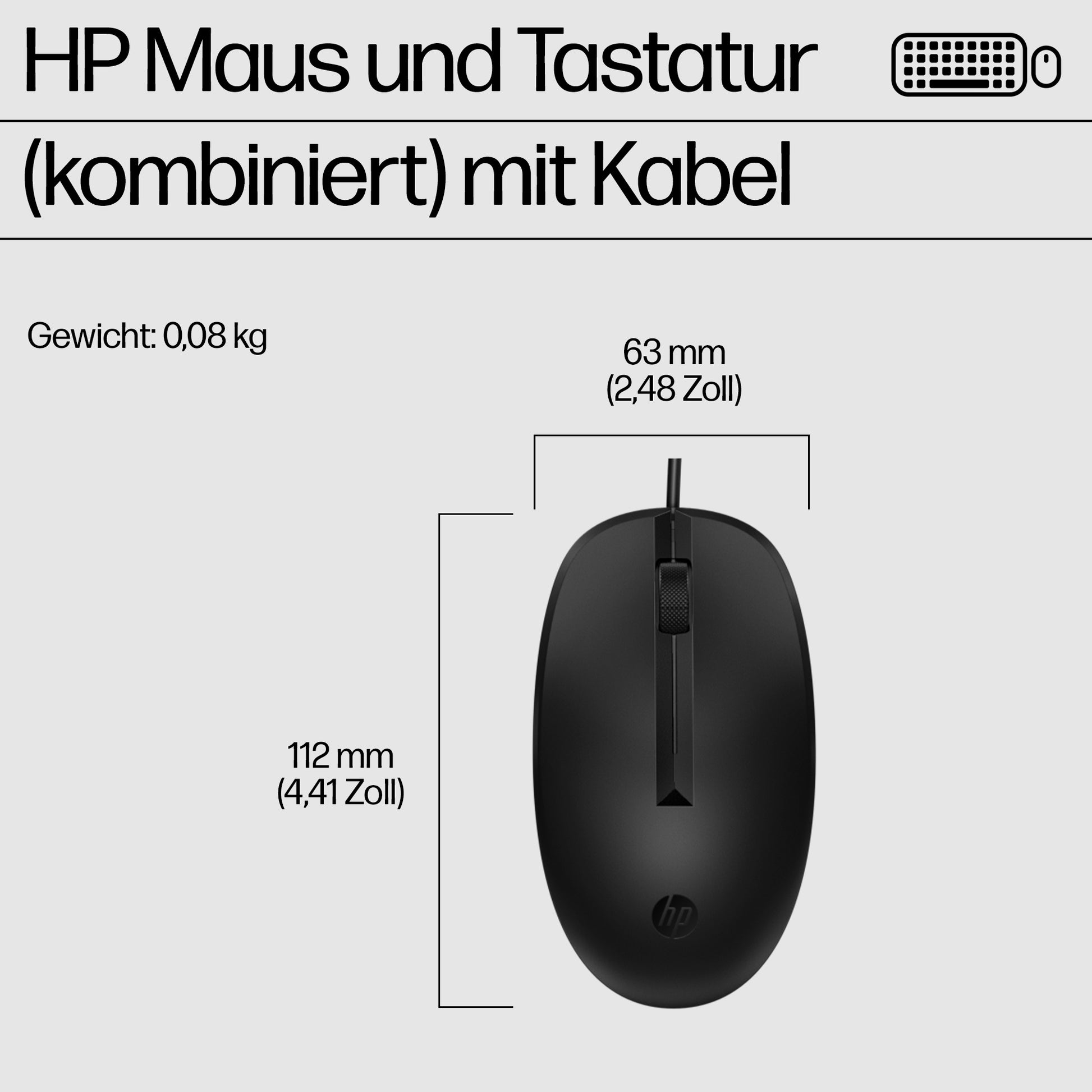 HP 225 G2 – Tastatur, kabelgebunden