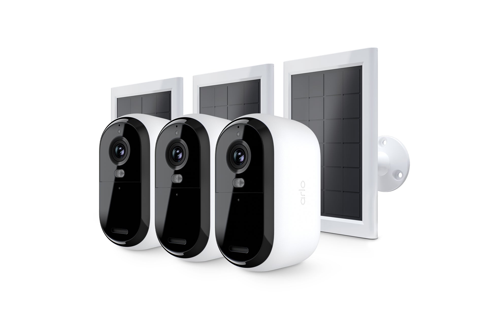 Arlo Essential2 VMK2350 IP-Kamera – Full HD, 2 MP, IP65, Weiss, 3er-Pack
