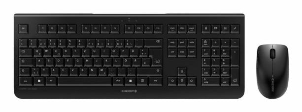 CHERRY DW 3000 – Tastatur-Maus-Set – 2,4 GHz – QWERTY (IT) – Schwarz