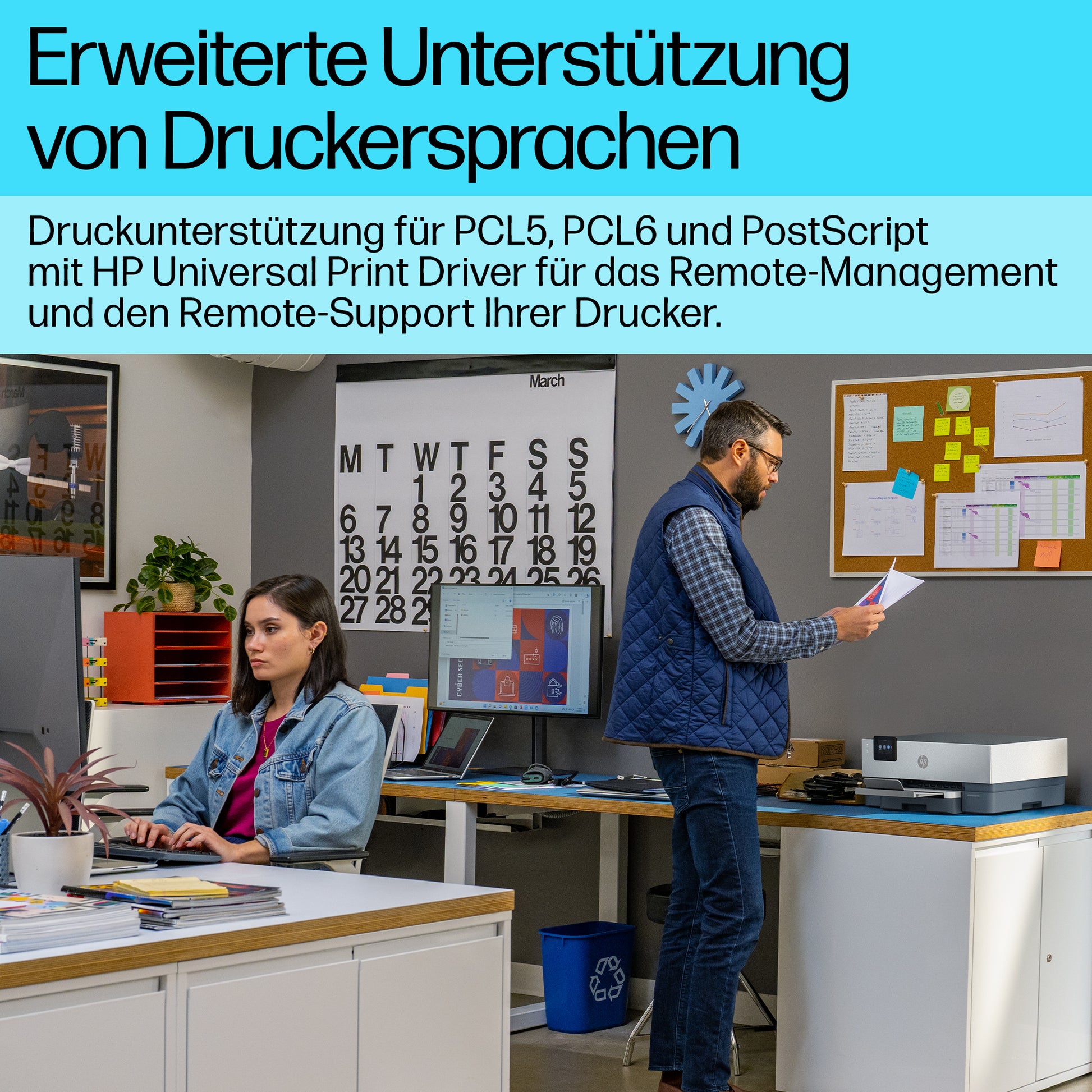 HP OfficeJet Pro 9110b – Farbdrucker, A4, Duplex, USB 2.0, LAN, WLAN