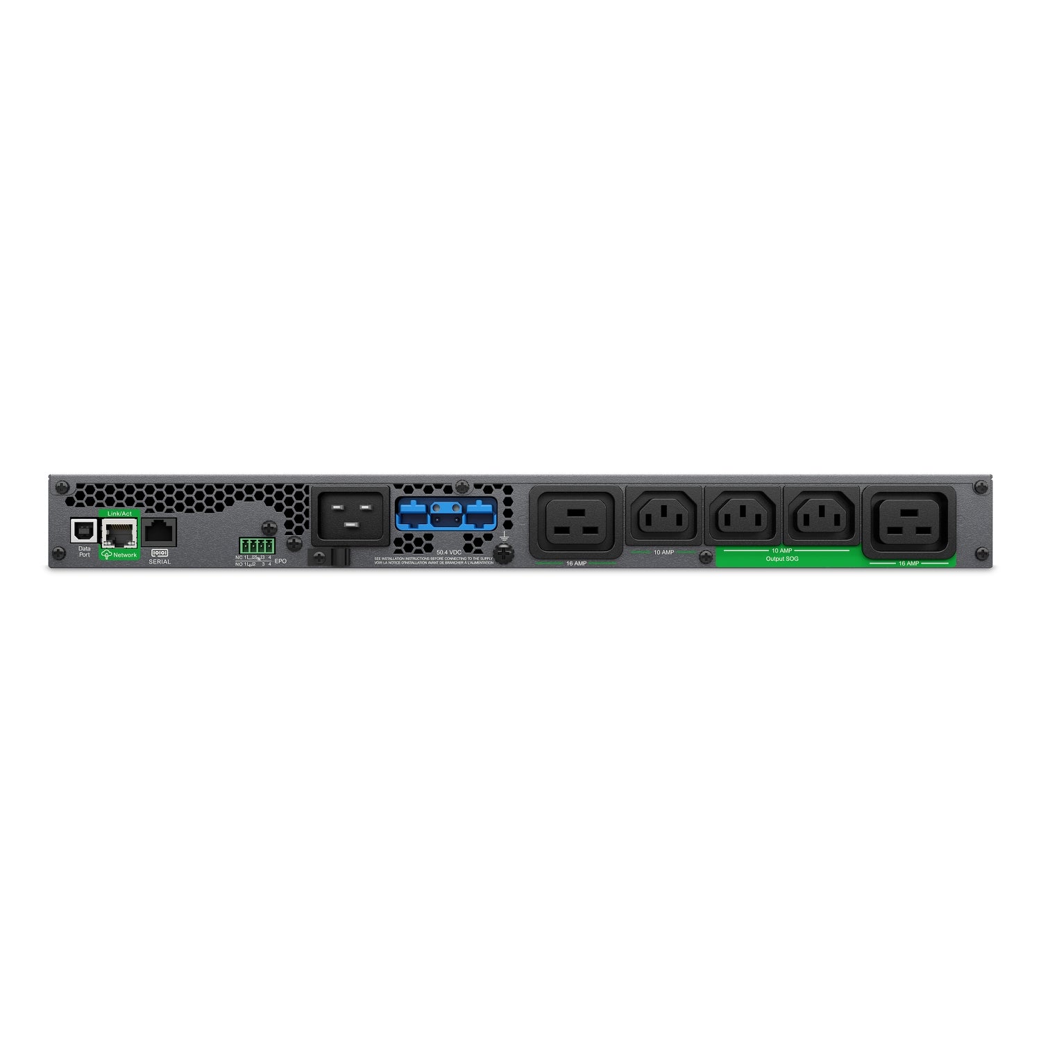 APC SRTL3KRM1UIC USV 3 kVA/3000 W Online Li-Ion – Rack 1U – C13×3, C19×2, Eingang Typ F