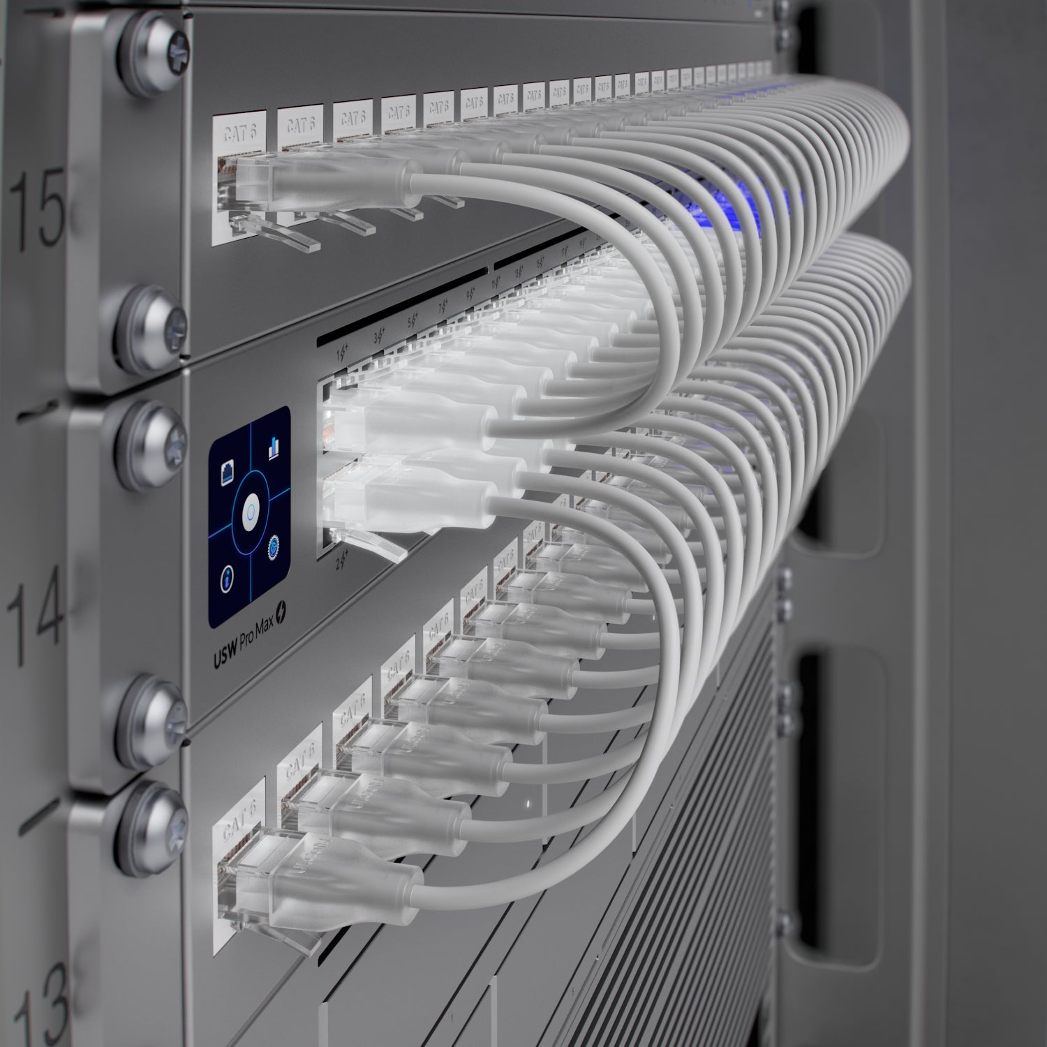 Ubiquiti UniFi Pro Max 48 – Managed Switch – 32×GbE, 16×2.5G, 4×SFP+, L3, PoE+/PoE++ 720 W, 1U, 19" Rack
