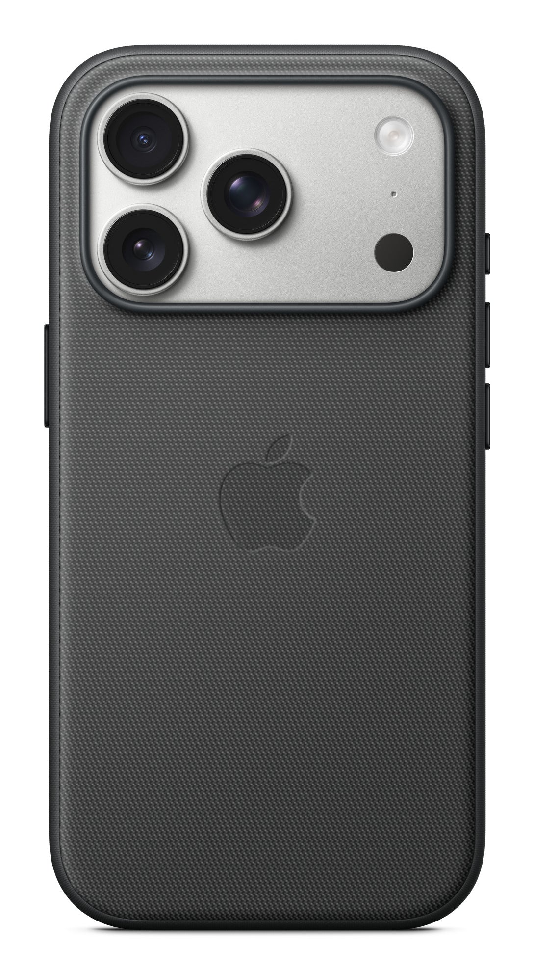 Apple Techwoven Backcover – für Apple iPhone 17 Pro – MagSafe, Aluminium+Stoff+TPU, Schwarz