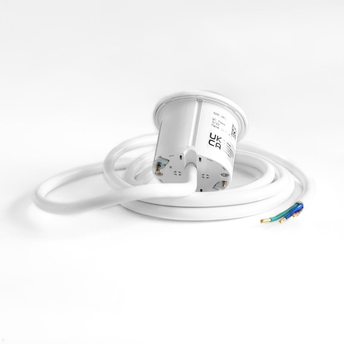 Bachmann PIX Steckdoseneinheit – 1×Schuko (Typ E/F), 2 m, Tisch/Einbau