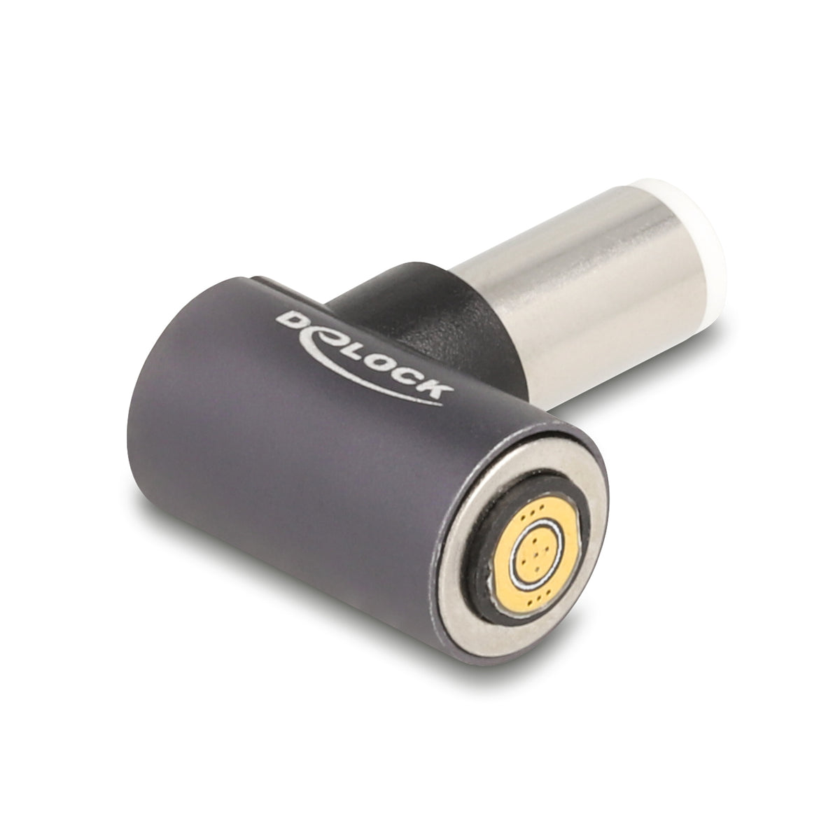 DeLOCK Adapter Dell 7,4 × 5,0 mm zu magnetischem 8-Pin – 20 V/3 A, Abgewinkelt zu Gerade – für Dell