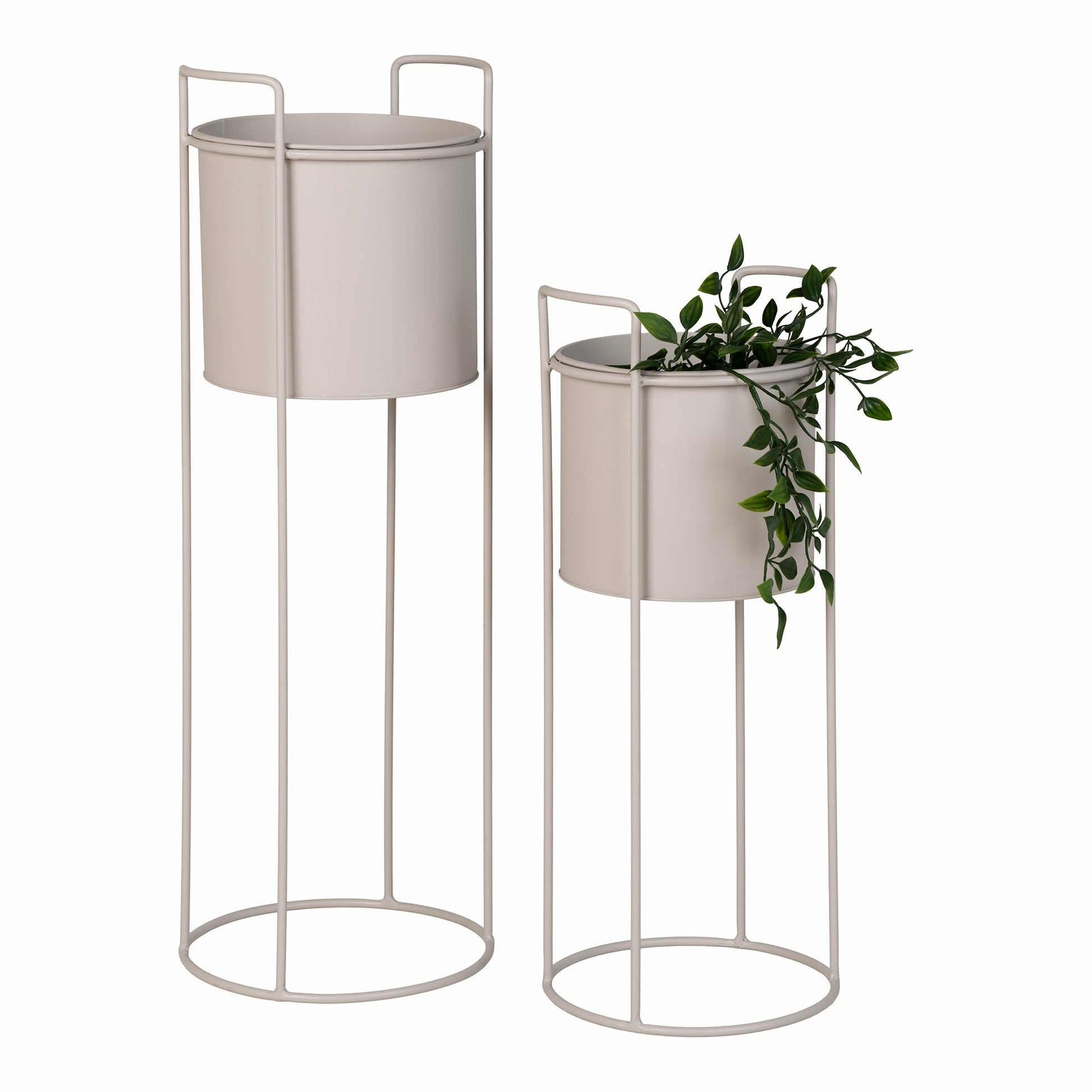 House Nordic Pflanzenständer-Set Rabo – H 65 cm, Sand
