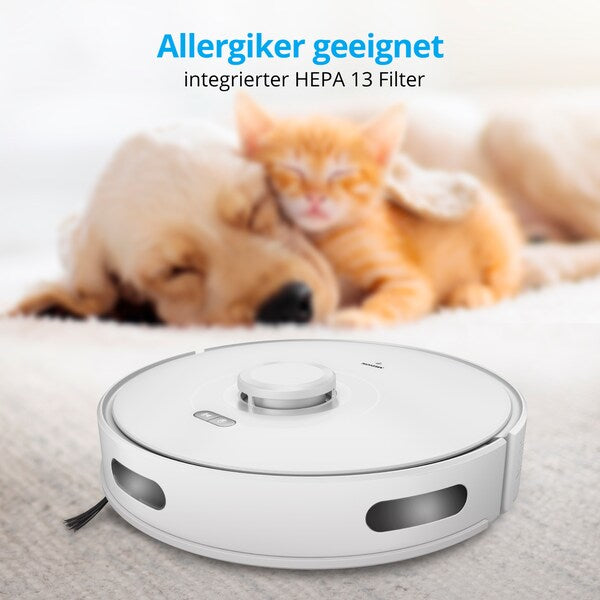MEDION Roboterstaubsauger MD 11782 – 2500 mAh, 0,3 l, Akkubetrieb, 65 dB(A)