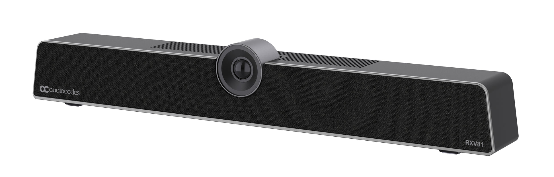AudioCodes RXV81 Videobar – 4K Ultra HD, 5× digitaler Zoom, 30 fps – Schwarz