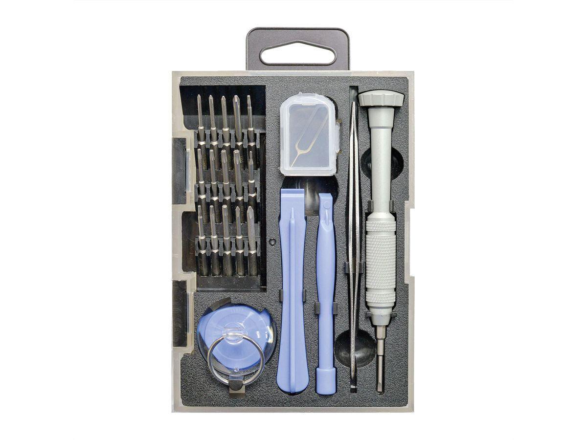 VALUE 19.99.2047 Elektronik-Reparaturset – 24-teilig, 16 Bits – für Laptop, Smartphone & Gaming-Controller