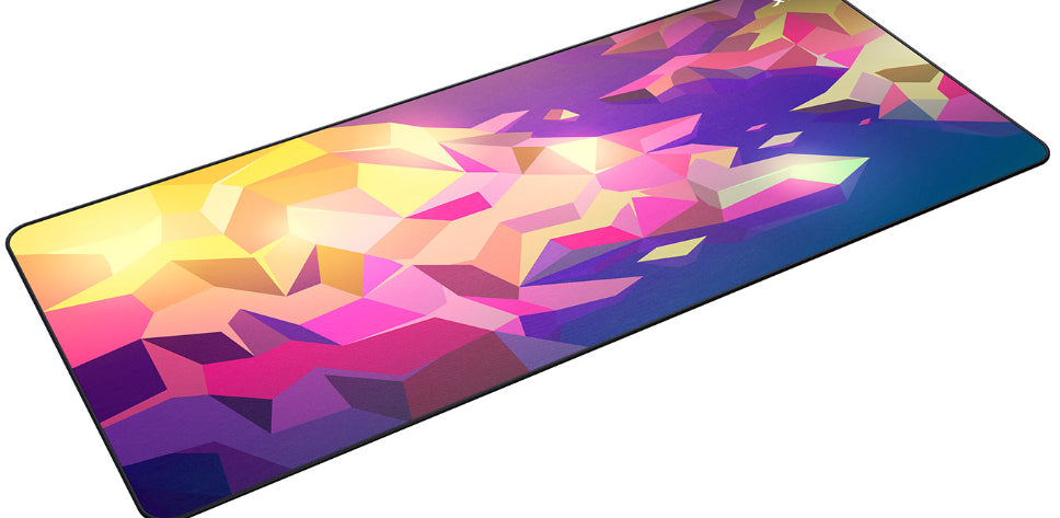 CHERRY XTRFY GP5 LITUS – Gaming-Mauspad – 920×400×3 mm, Tuch/Gummi, Pink, Gestickte Kanten