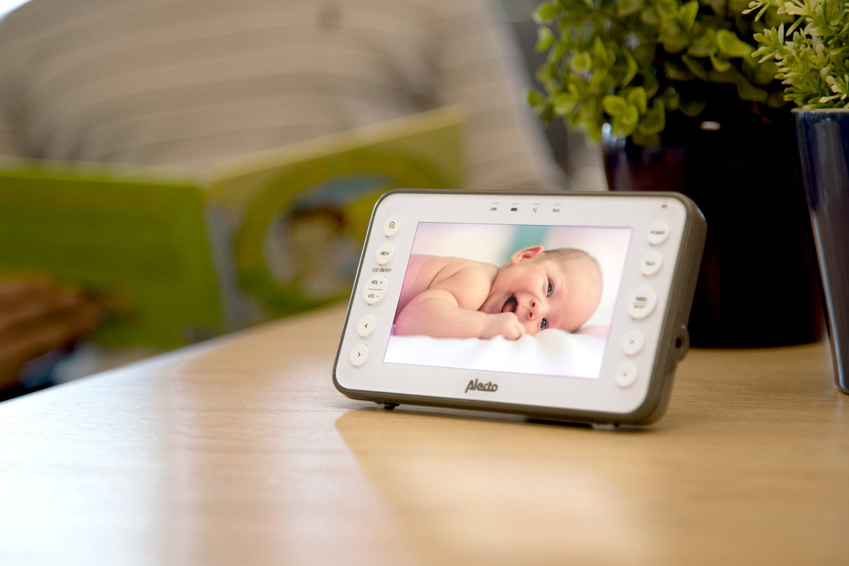 Alecto DVM150 Babyphone – 5" Display – Nachtsicht – 2-Wege-Audio – Akku/Netz