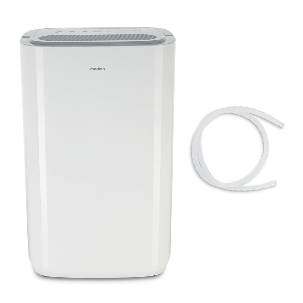 Medion DH20 Luftentfeuchter – 20 l/24 h, bis 20 m², Tank 5,4 l, weiss