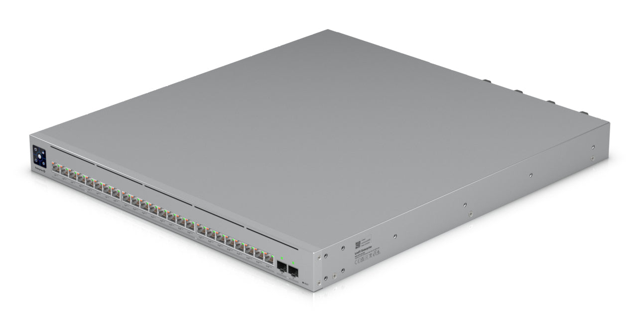 Ubiquiti UniFi ECS-24-POE – Verwalteter L2/L3 Switch – 8× 2,5G + 16× 10G, 2× SFP28, PoE++, PoE-Budget 1050 W