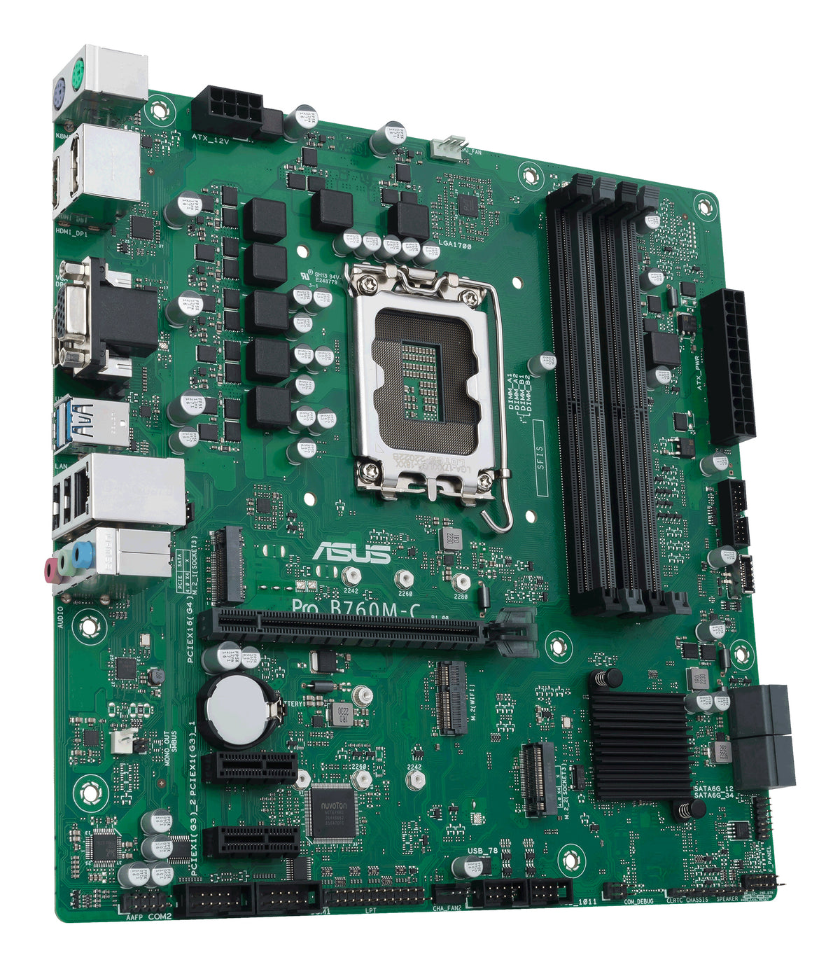 ASUS B760M-C-CSM – Mainboard – LGA 1700, Intel B760, mATX, DDR5