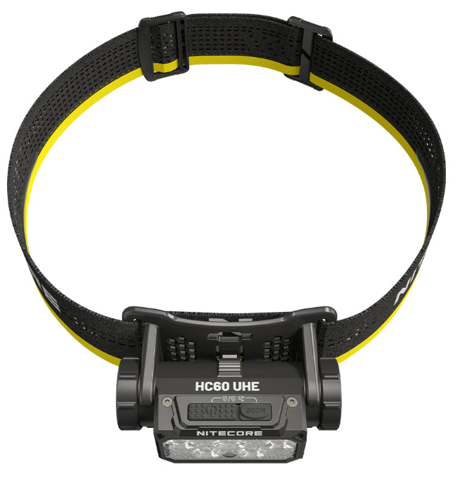 Nitecore Stirnlampe HC60 UHE – 1600 lm, 157 m, IP68, Laufzeit 200 h – Schwarz