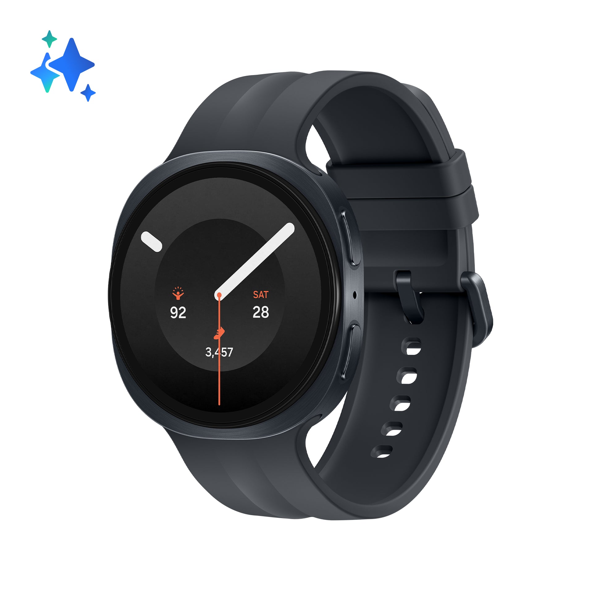 Samsung Galaxy Watch 9 44 mm GPS + Cellular – Aluminium Graphit, 50 m