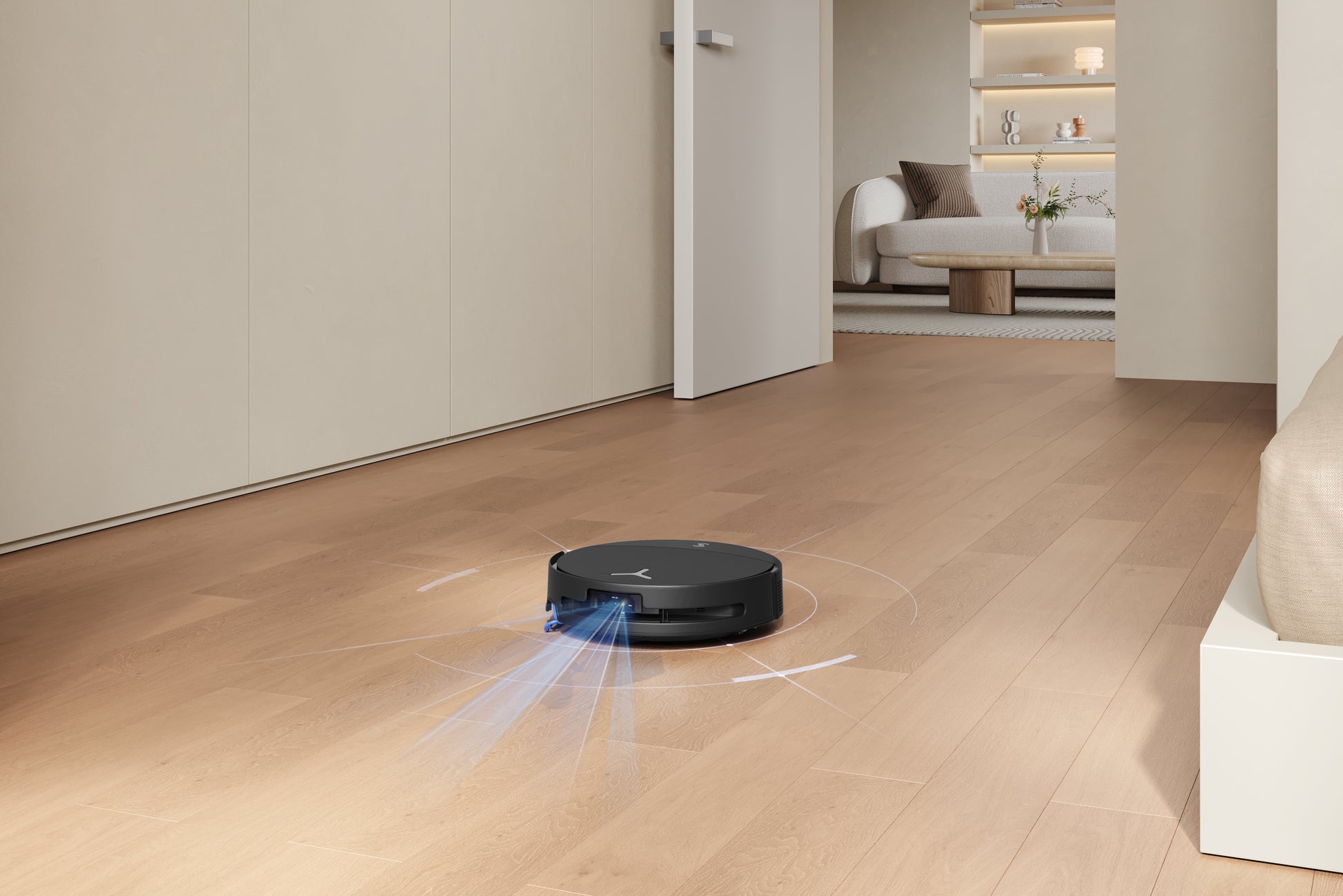 Ecovacs Saugroboter DEEBOT T90 PRO OMNI, mit Absaugstation, mit Wischfunktion – 30000 Pa, 350 min, Höhe 98 mm