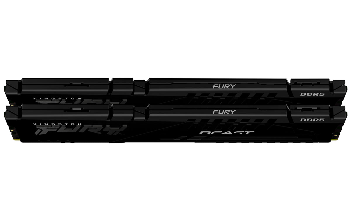 Kingston Technology FURY Beast – 64 GB (2×32 GB) DDR5, 5200 MT/s, CL40, 288-poliger DIMM, Schwarz