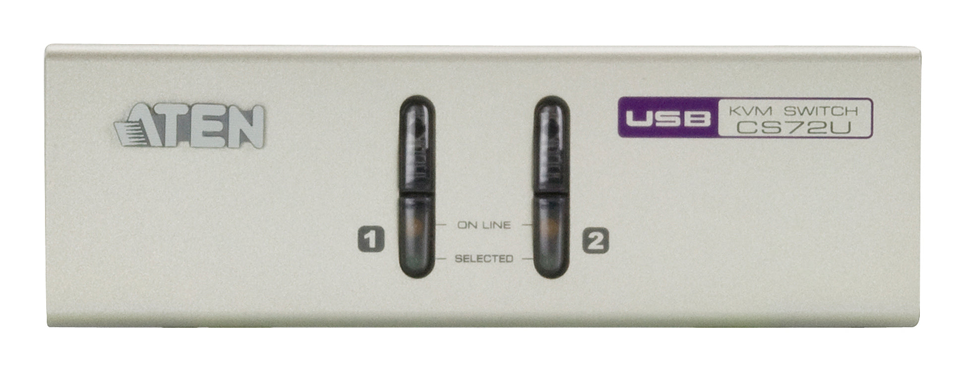 ATEN CS72U – KVM-Switch – 2-Port, VGA – 2048 × 1536 @ 60 Hz, Audio