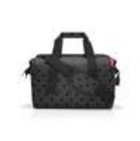 Reisenthel Allrounder M Umhängetasche – 18 l, Polyester, Glossy Dots Schwarz