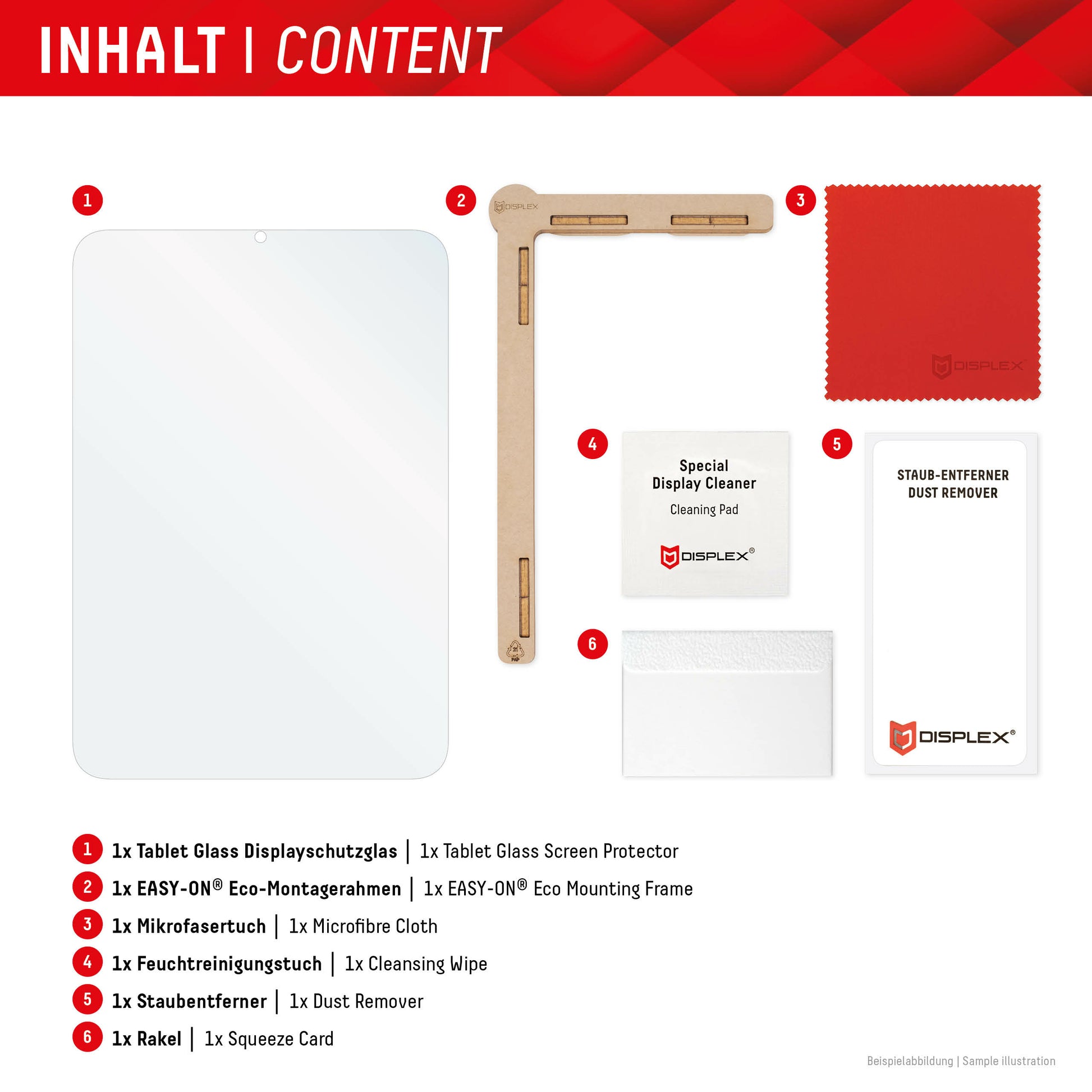 E.V.I. Panzerglas für Apple iPad Air 10,9" (6. Gen.) – 9H, Anti-Fingerprint