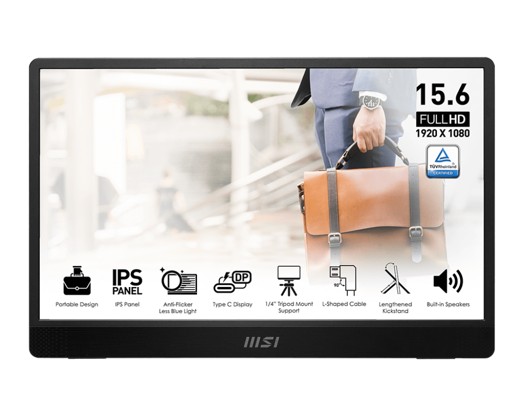 MSI PRO MP161DE E2 – 15,6", 1920 × 1080 (Full HD), IPS