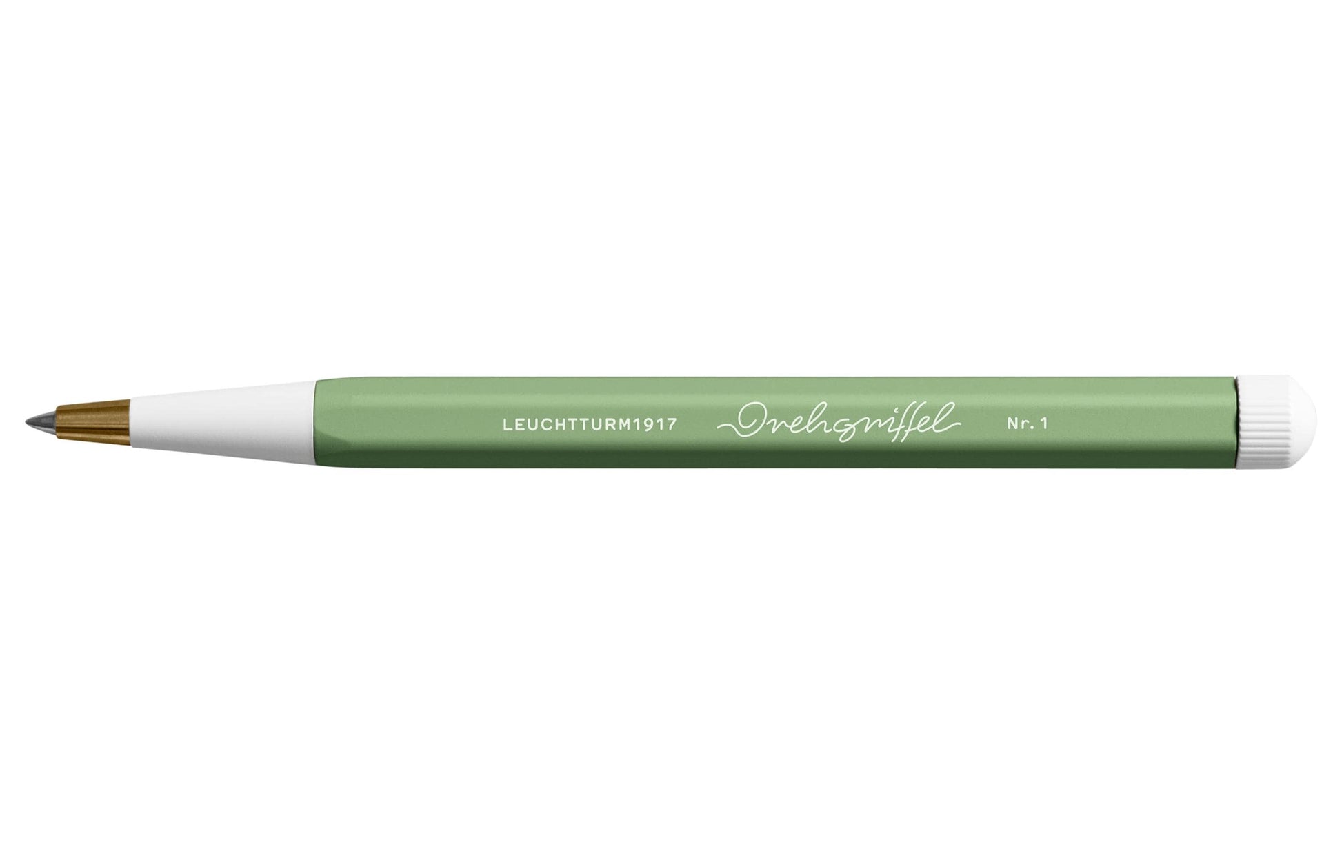 Leuchtturm Gelschreiber, Drehmechanik – Schwarz, Spitze 0,5 mm, dokumentenecht, nachfüllbar