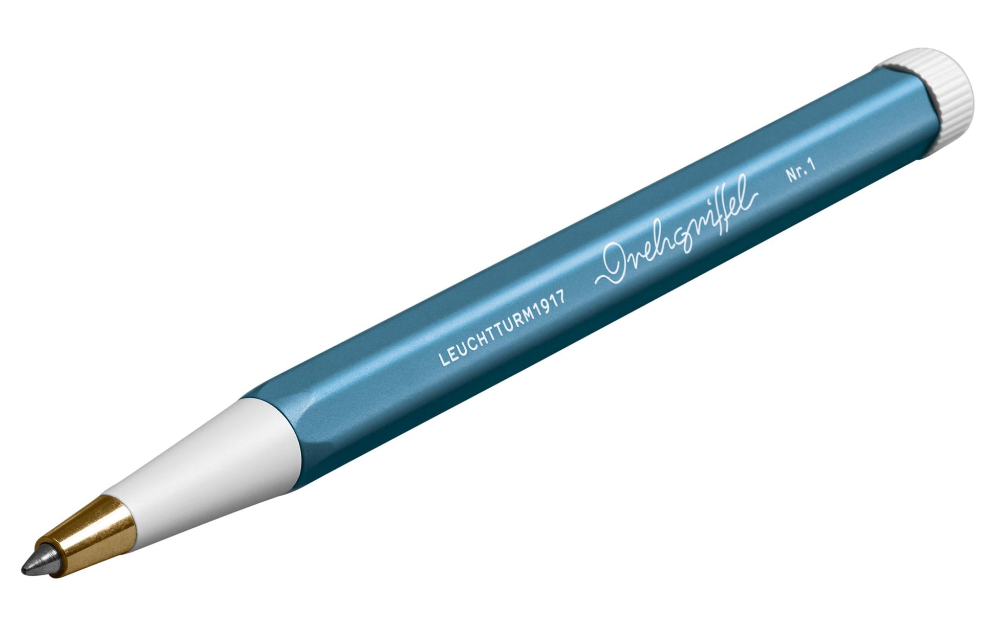 Leuchtturm Gelschreiber, Druckmechanik – Schwarz, Spitze 0,5 mm, dokumentenecht, nachfüllbar