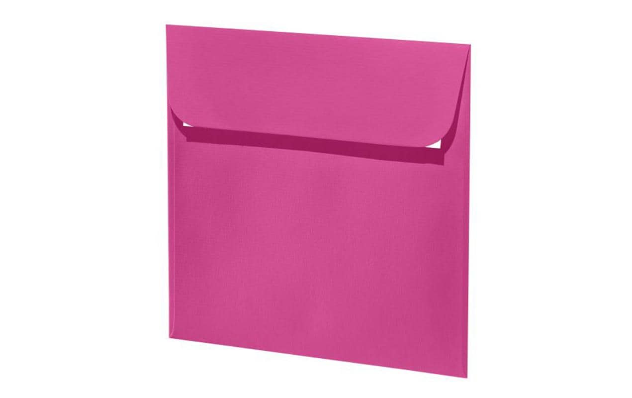 Artoz Couvert 160 × 160 mm, ohne Fenster, fuchsia, 100 g/m² – 5 Stk.