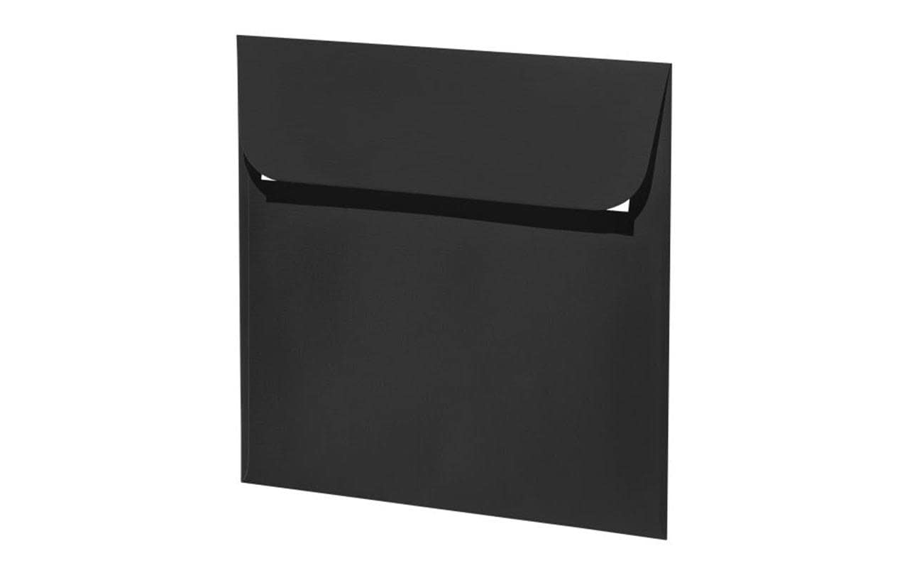 Artoz Couvert 160 × 160 mm, ohne Fenster, schwarz, 100 g/m² – 5 Stk.