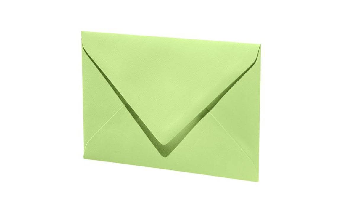 Artoz Couvert E6, ohne Fenster, grün, 100 g/m² – 5 Stk.