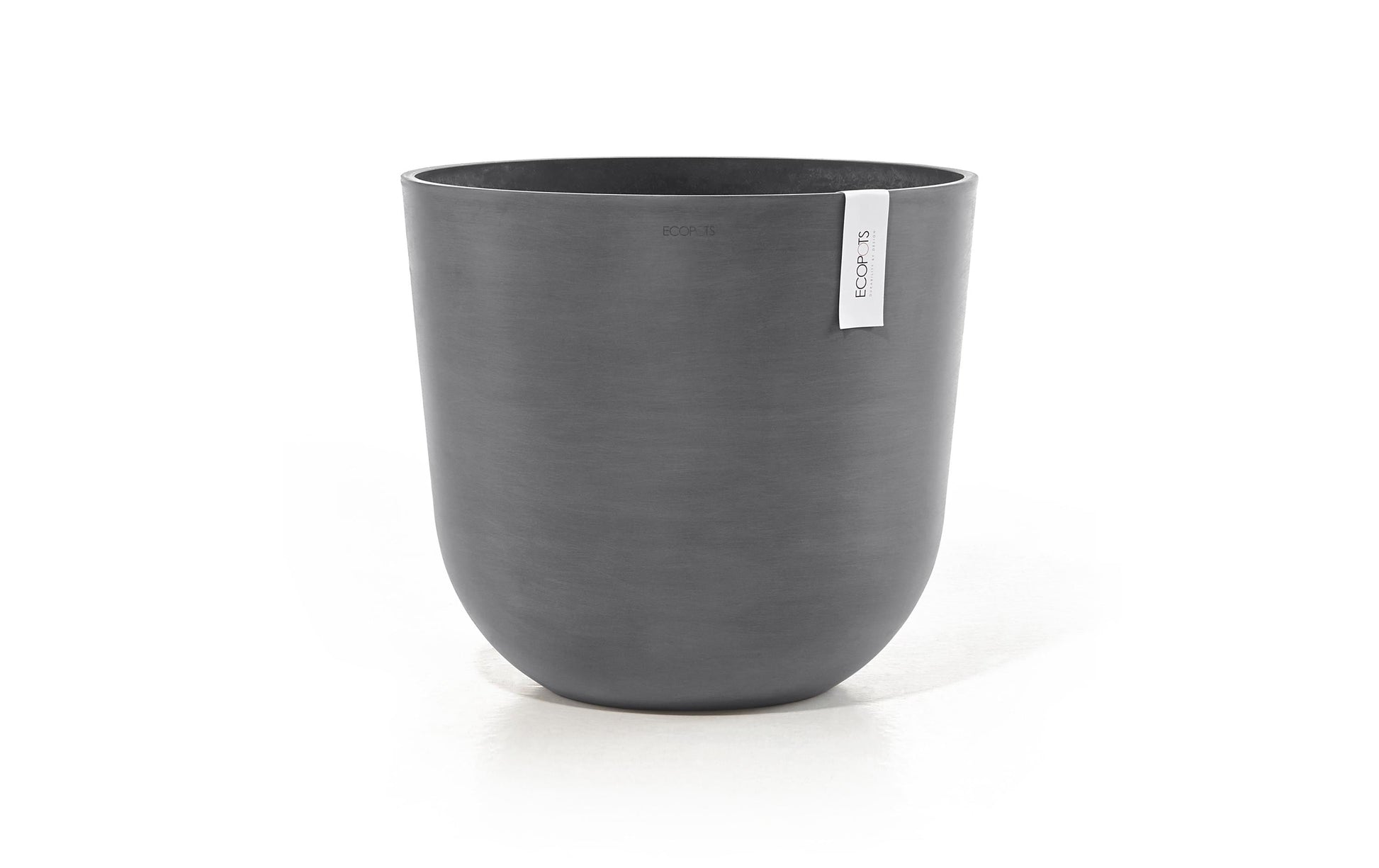 Permapack Ecopots Pflanzentopf – Ø 45 × 39,2 cm – Recycling-Kunststoff, Grau