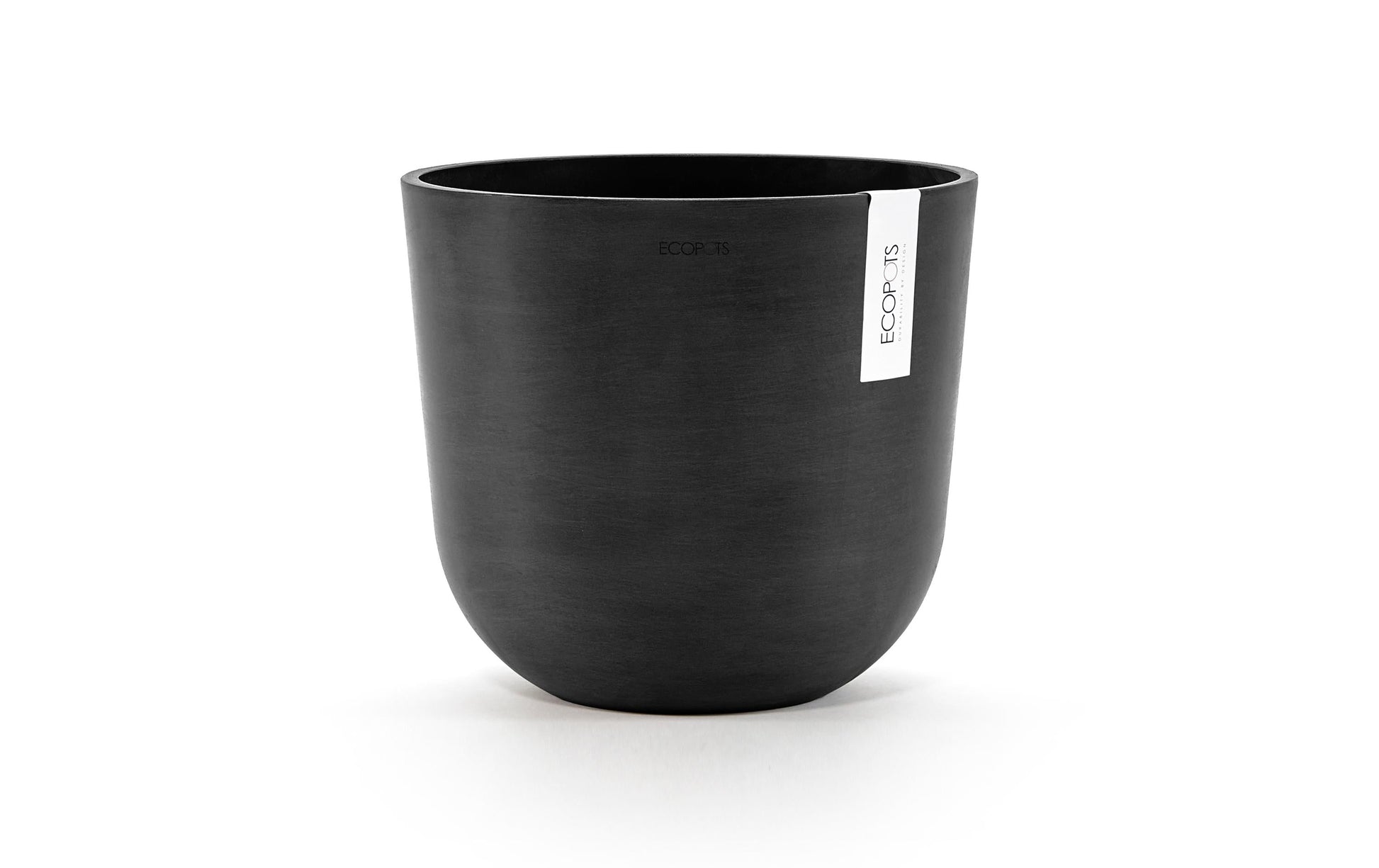 Permapack Ecopots Pflanzentopf – Ø 25 × 21,8 cm – Kunststoff, Dunkelgrau