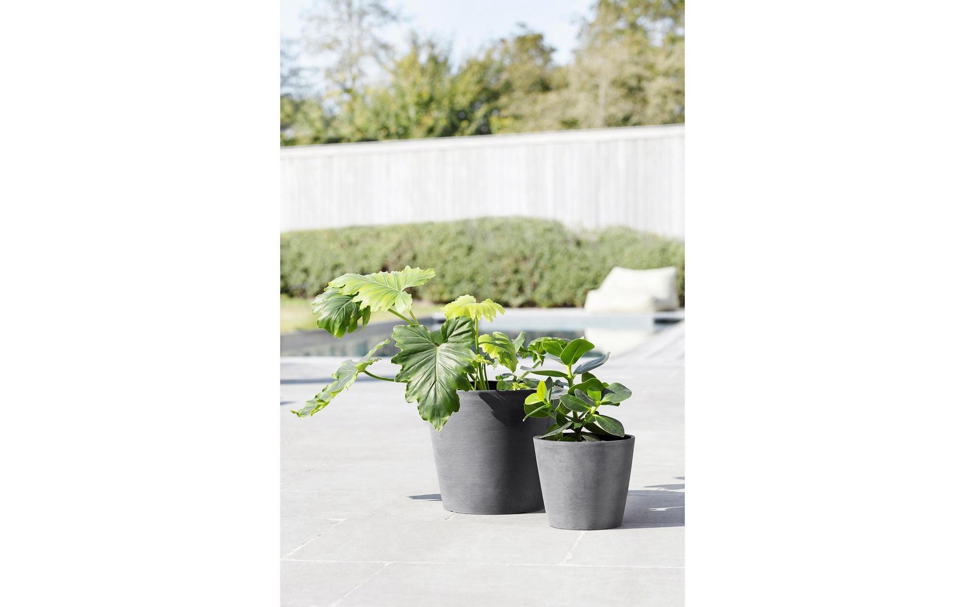 Permapack Ecopots Amsterdam Pflanzentopf – Ø 40 × 36 cm – Recycling-Kunststoff, Grau