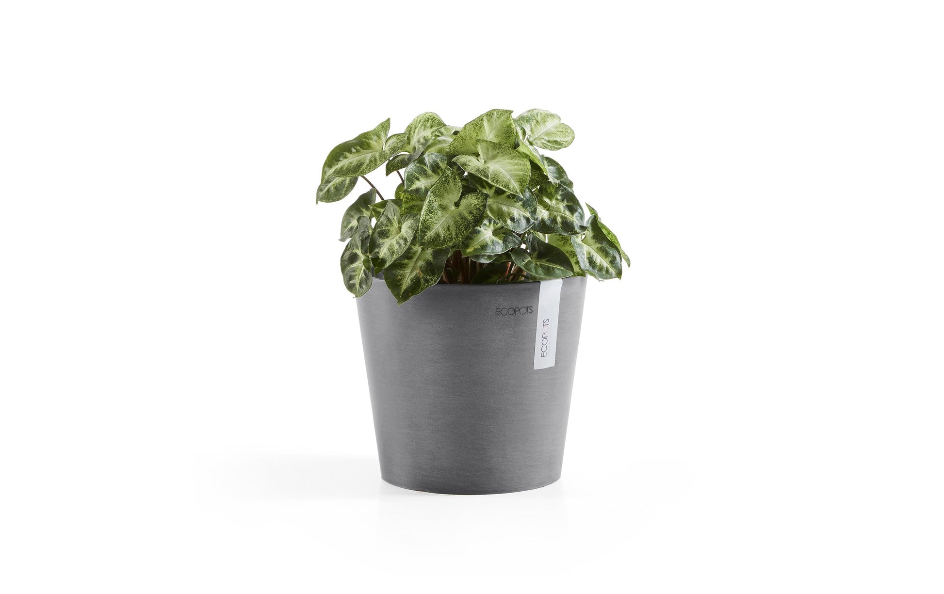 Permapack Ecopots Amsterdam Pflanzentopf – Ø 40 × 36 cm – Recycling-Kunststoff, Grau