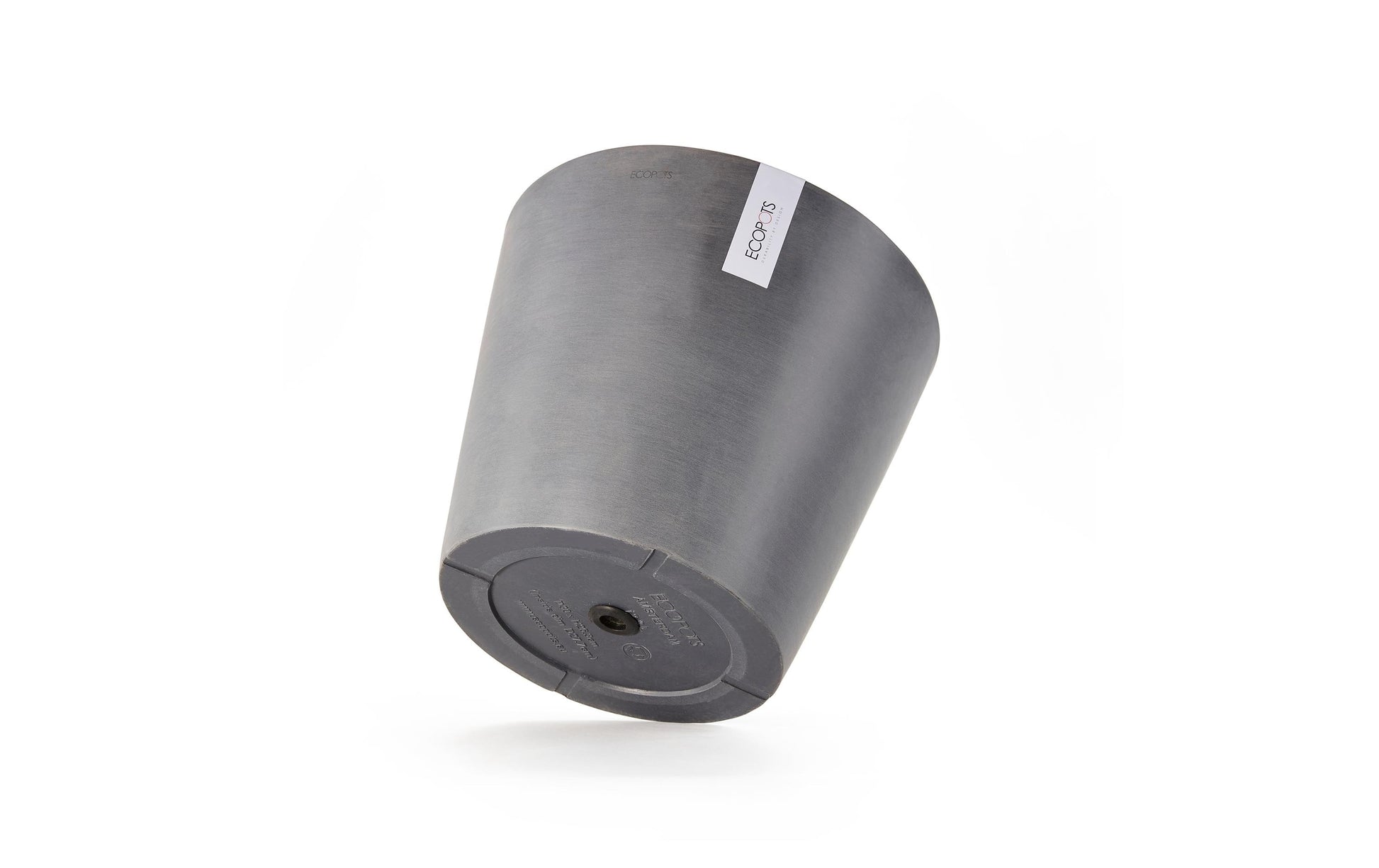 Permapack Ecopots Amsterdam Pflanzentopf – Ø 40 × 36 cm – Recycling-Kunststoff, Grau