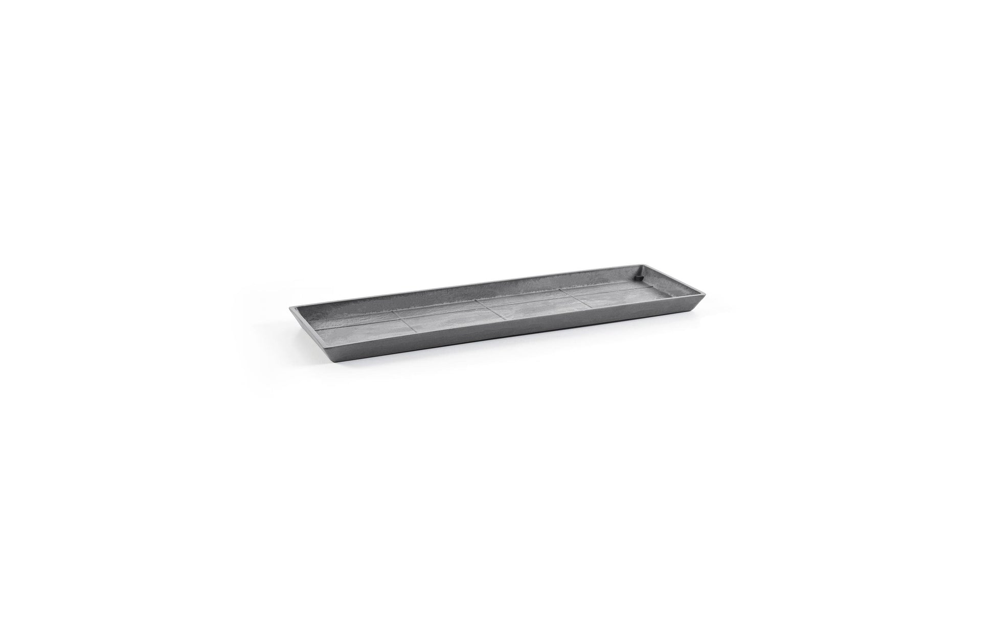 Permapack Ecopots Untersetzer – 78,9 × 19,4 × 4,5 cm – Recycling-Kunststoff, Grau