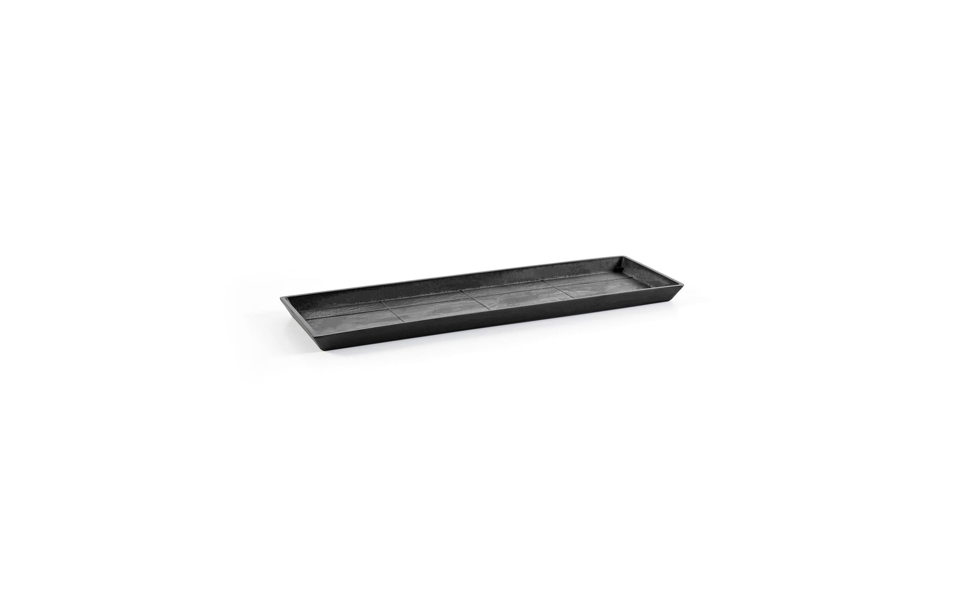 Permapack Ecopots Untersetzer – 80 × 20 × 4,5 cm – Recycling-Kunststoff, Dunkelgrau
