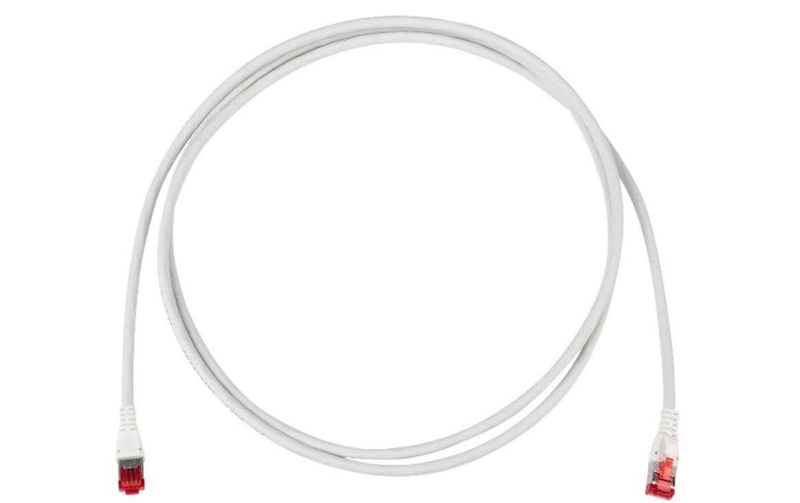 R&M Patchkabel – Cat6A S/FTP, 2 m, Grau, LSFRZH, RJ-45