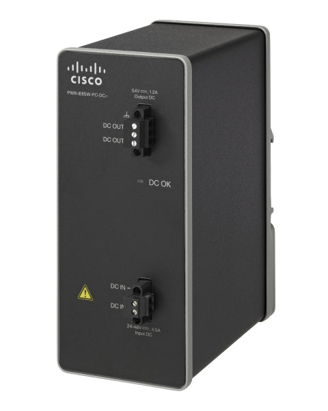 Cisco PWR-IE65W-PC-DC= Netzteil 65 W – +54 V DC – für IE3000/2000 – Schwarz