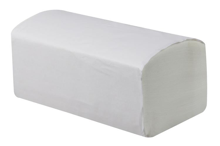 Hydros – Falthandtücher V-Falz – 2-lagig, hochweiss, Zellstoff – 200 × 215 mm – Karton 20 × 225 Blatt