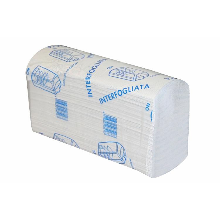 Falthandtücher Z-Falz – 2-lagig, weiss, Recycling-Fasermischung – 215 × 240 mm – Karton 15 × 200 Blatt
